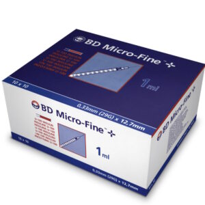 BD MicroFine + Plus 1ml U100 29G 12.7mm x 100 - Image 1